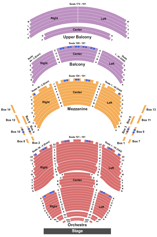 Dr. Phillips Center Sound of Music Seating Chart